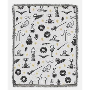 Hallmark Harry Potter™ Wizarding World™ Icons Knit Throw Blanket